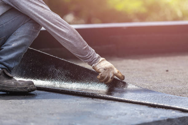 Professional Emergency Waterproofing technician working in Bridgeton, IN